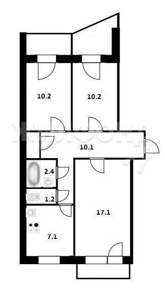 Продажа квартиры, Новосибирск, ул. Зорге - Фото 19