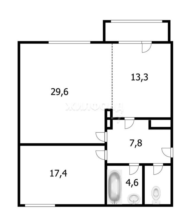 Продажа квартиры, Краснообск, Новосибирский район, 6-й микрорайон - Фото 14