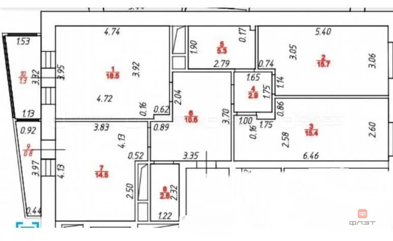 Продажа квартиры, Казань, ул. Абубекира Терегулова - Фото 8