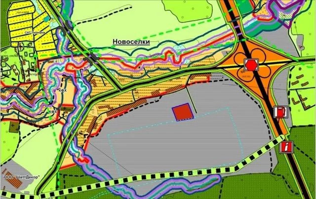 Карта новоселки московская область