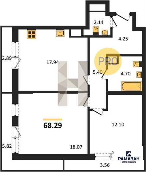 Продажа квартиры в новостройке, Казань, м. Горки, ул. Патриса Лумумбы - Фото 1