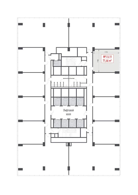 Продажа офиса 71.46 м2 - Фото 1