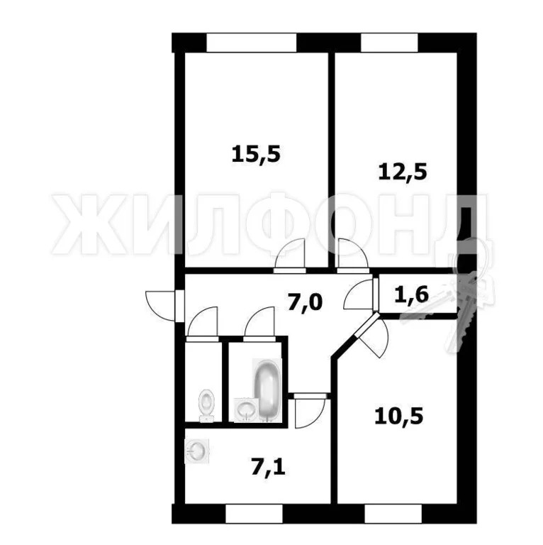 Продажа квартиры, Новолуговое, Новосибирский район, 3-й квартал - Фото 13