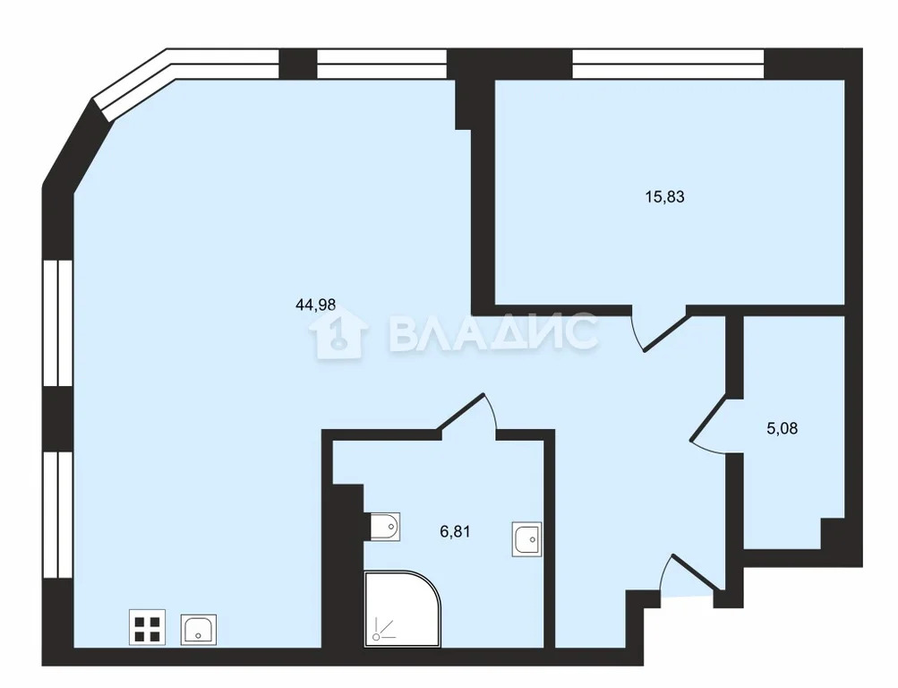 Москва, проезд Невельского, д.6к3, 1-комнатная квартира на продажу - Фото 25