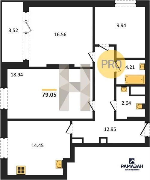 Продажа квартиры в новостройке, Казань, ул. Гвардейская - Фото 1