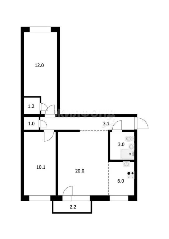 Продажа квартиры, Горный, Тогучинский район, ул. Советская - Фото 14