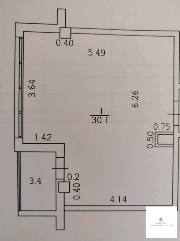 1-к квартира, 34 м, 6/8 эт. - Фото 7