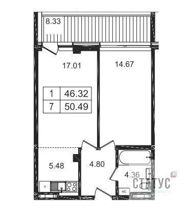 Продажа квартиры в новостройке, Гурзуф, ул. Геологов - Фото 19