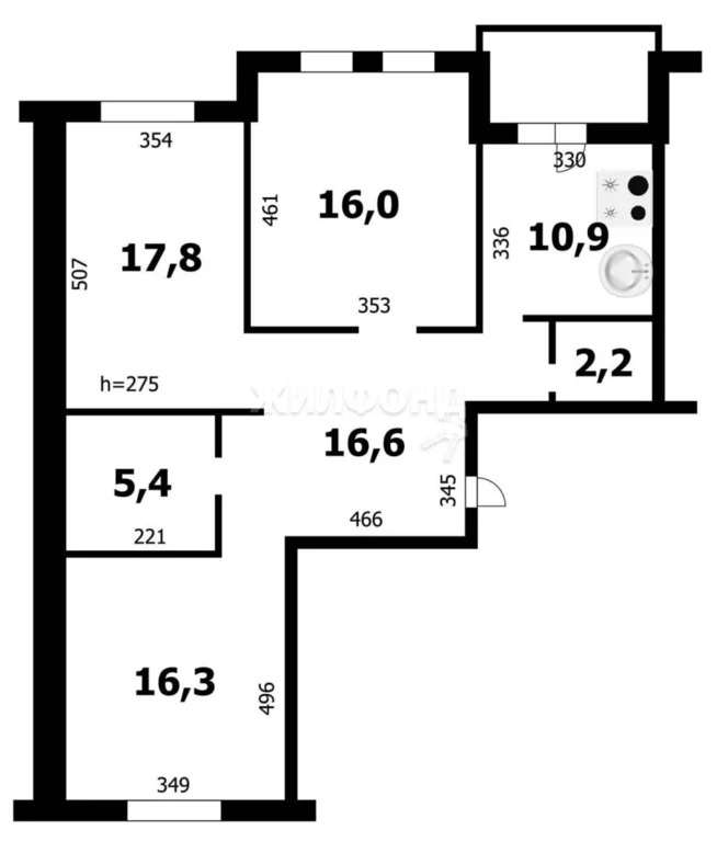 Продажа квартиры, Новосибирск, Адриена Лежена - Фото 14