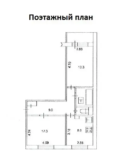 Продается 2-х комнатная квартира - Фото 17