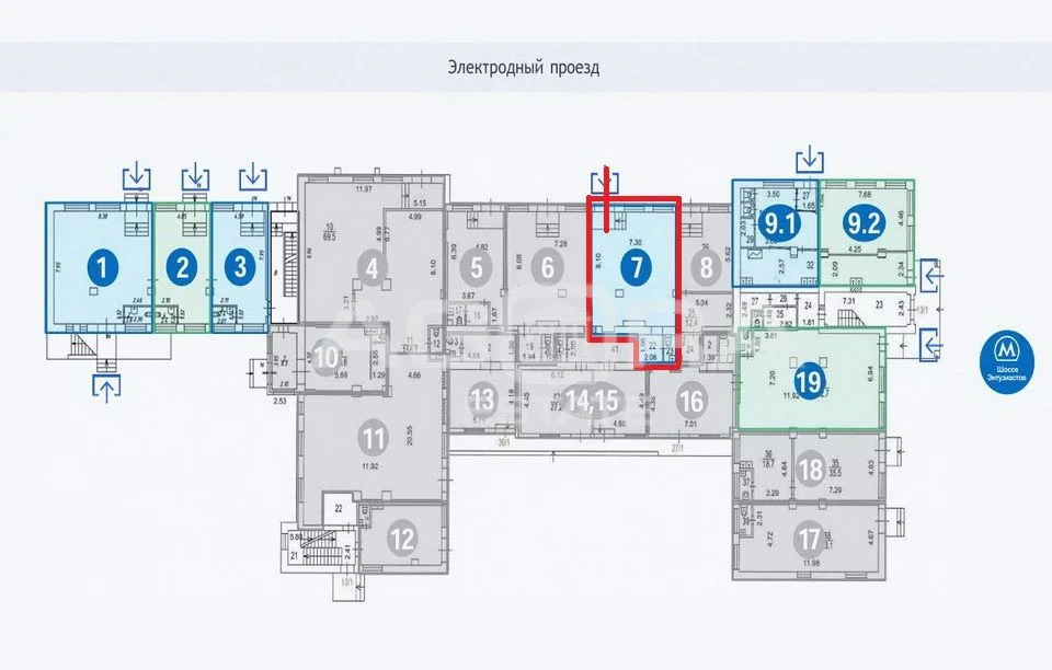 Продажа ПСН, м. Шоссе Энтузиастов, Электродный проезд - Фото 8