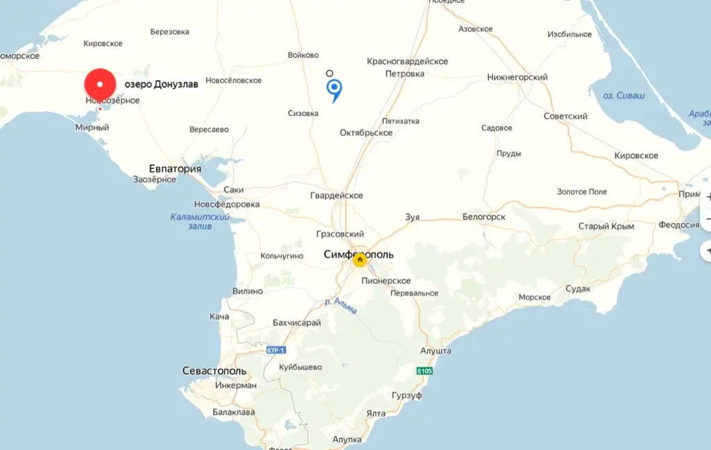 Вересаево сакский район карта