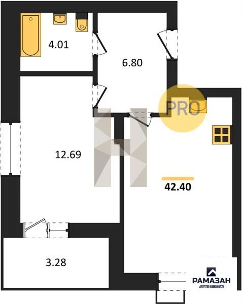 Продажа квартиры в новостройке, Казань, м. Яшьлек, Фатыха Амирхана ул. - Фото 1