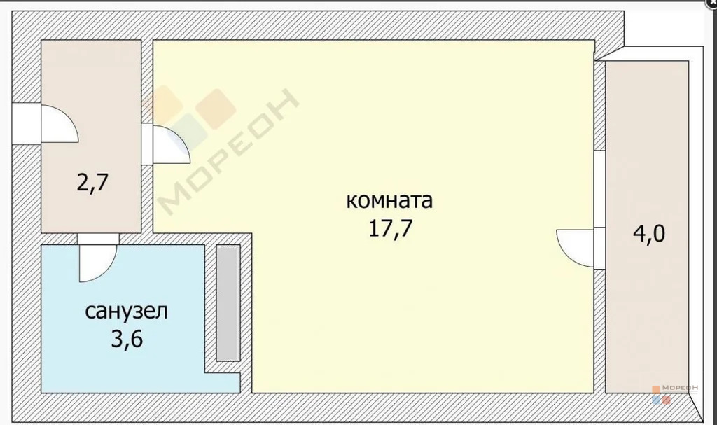 1-я квартира, 20.90 кв.м, 17/24 этаж, Энка, им. Героя Пешкова ул, ... - Фото 22