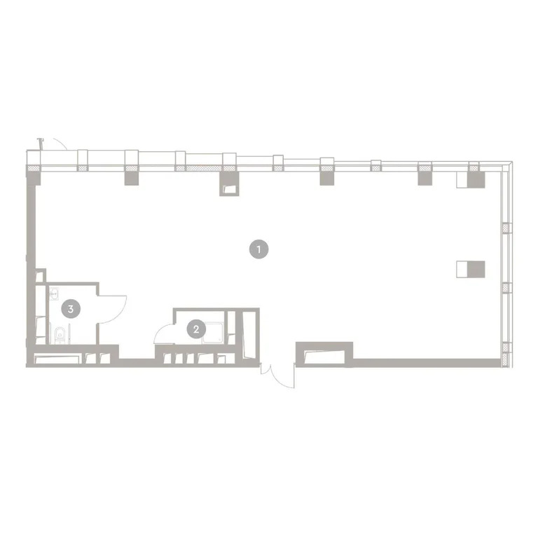 Продажа офиса 107.5 м2 - Фото 3