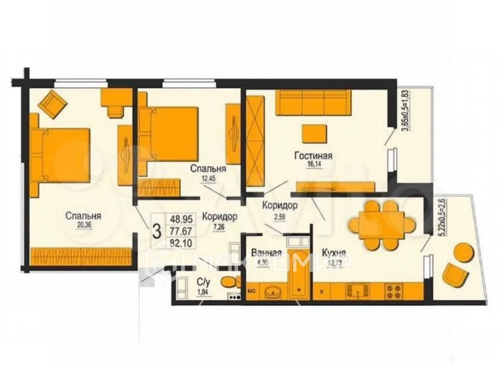 Продажа квартиры, Краснодар, Западный Обход ул. - Фото 11