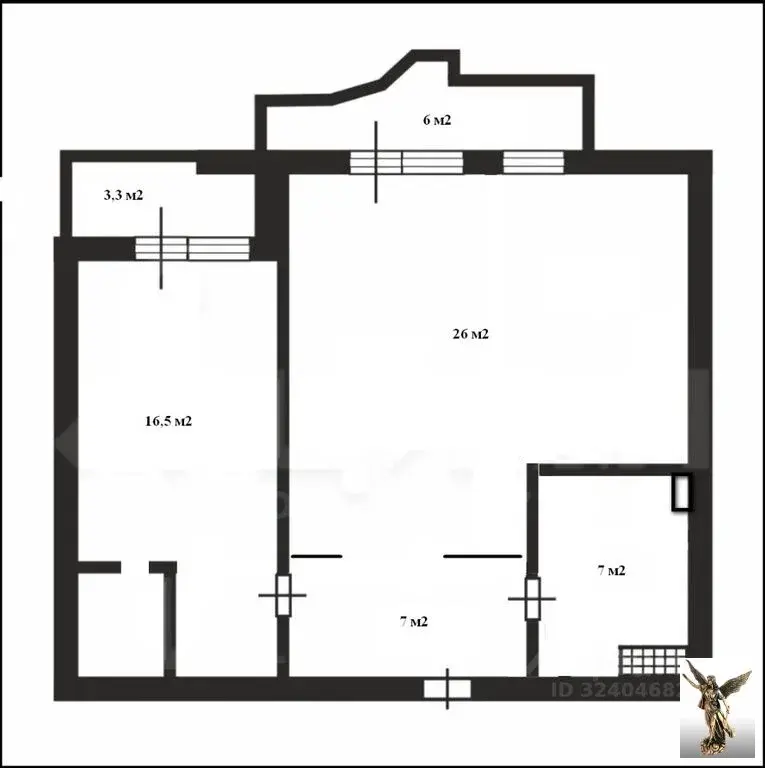 Продажа двухкомнатной квартиры 56.5м просп. Просвещения, 43, ... - Фото 37