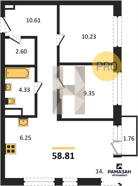 Продажа квартиры в новостройке, Казань, м. Проспект Победы, ... - Фото 1