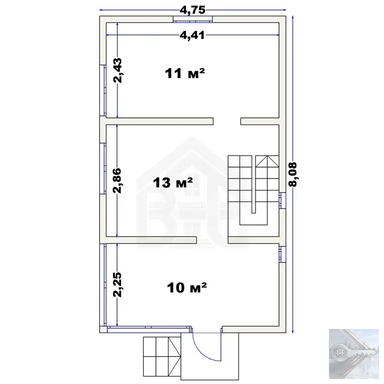 Жилой дом 50 кв. м., 6,6 сот., СНТ Мечта - Фото 18