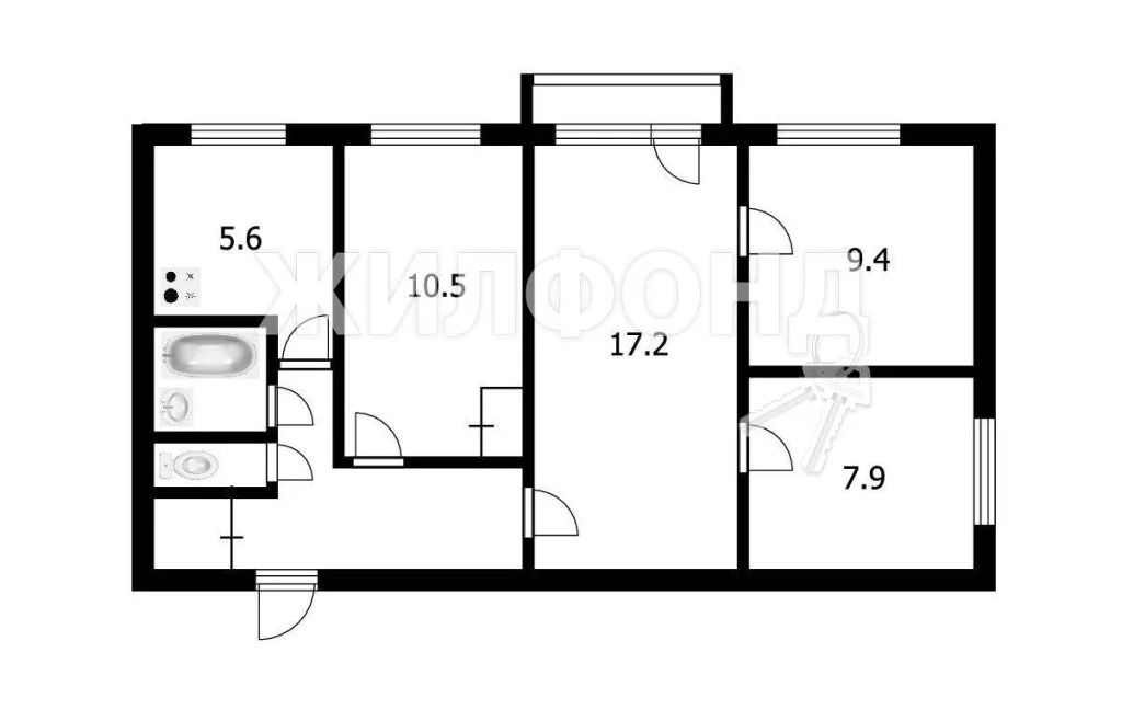 Продажа квартиры, Новосибирск, Адриена Лежена - Фото 5