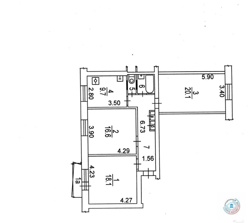 Продается комната, 21.8 м - Фото 3