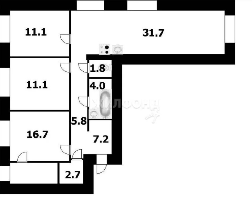 Продажа квартиры, Новосибирск, Владимира Заровного - Фото 45