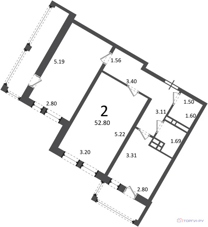 Продажа квартиры, Раево, Краснопахорское с. п., Ирландская улица - Фото 6