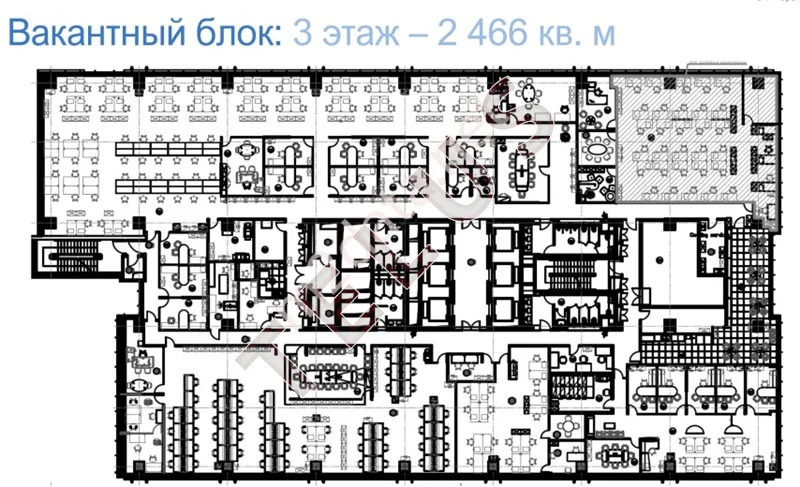 м Маяковская ул Гашека БЦ Дукат Плэйс 3 2446м2 Аренда (ном. объекта: ... - Фото 11
