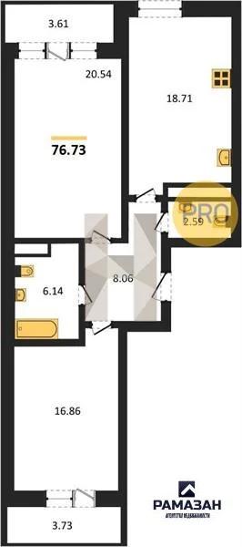 Продажа квартиры в новостройке, Казань, ул. Галиаскара Камала - Фото 1