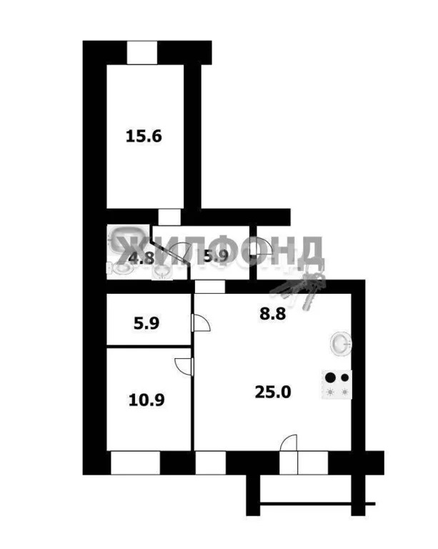 Продажа квартиры, Новосибирск, ул. Ключ-Камышенское плато - Фото 32