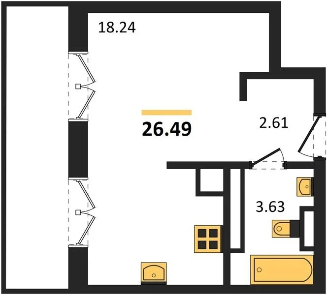 Продажа квартиры в новостройке, Севастополь, ул. Челнокова - Фото 1