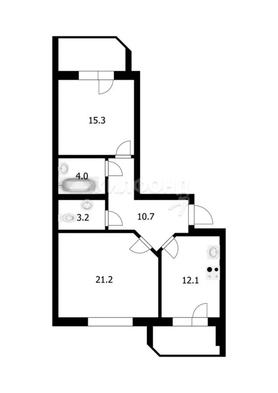 Продажа квартиры, Новосибирск, Владимира Высоцкого - Фото 9