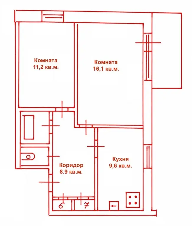 Квартира с ремонтом рядом с Зеленогорском, городская прописка - Фото 21