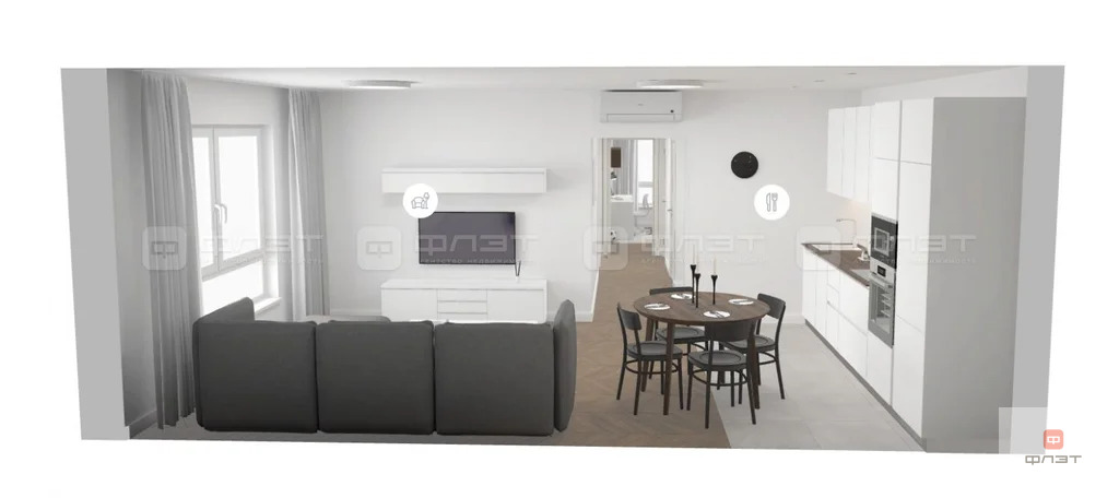 Продажа квартиры в новостройке, Казань, ул. Зирекле - Фото 3