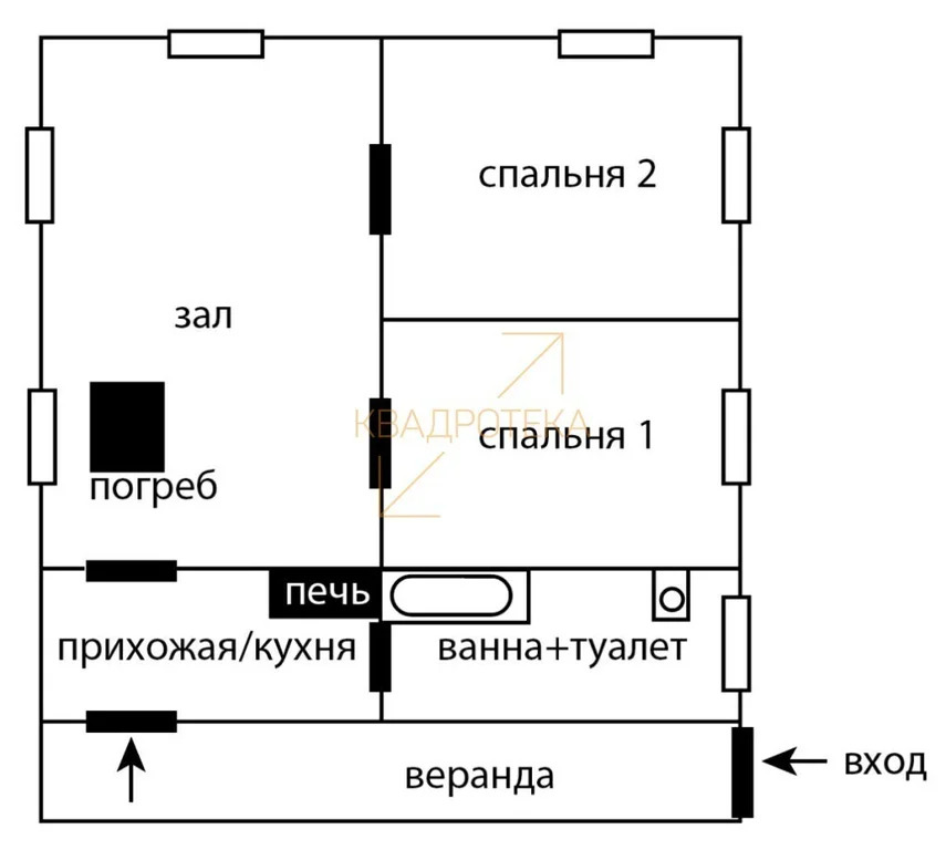 Продажа дома, Бурмистрово, Искитимский район, ул. Центральная - Фото 2