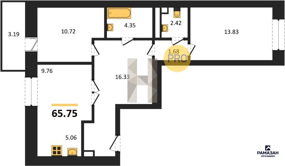 Продажа квартиры в новостройке, Нижнекамск, Нижнекамский район, ... - Фото 1