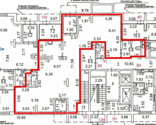Продам коммерческое помещение 121.9 м2, Шереметьевская ул, 5к1, Мос... - Фото 12