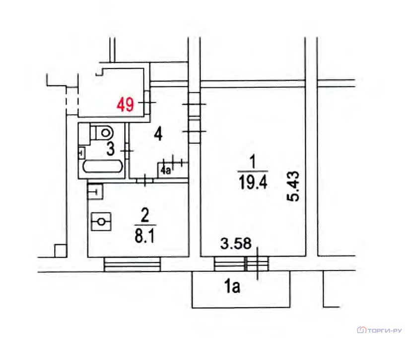 Продажа квартиры, Большая Серпуховская улица - Фото 3