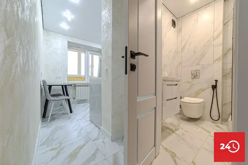 В продаже 1-комн. квартира площадью 35,2 кв.м. с евроремонтом и мебель - Фото 14