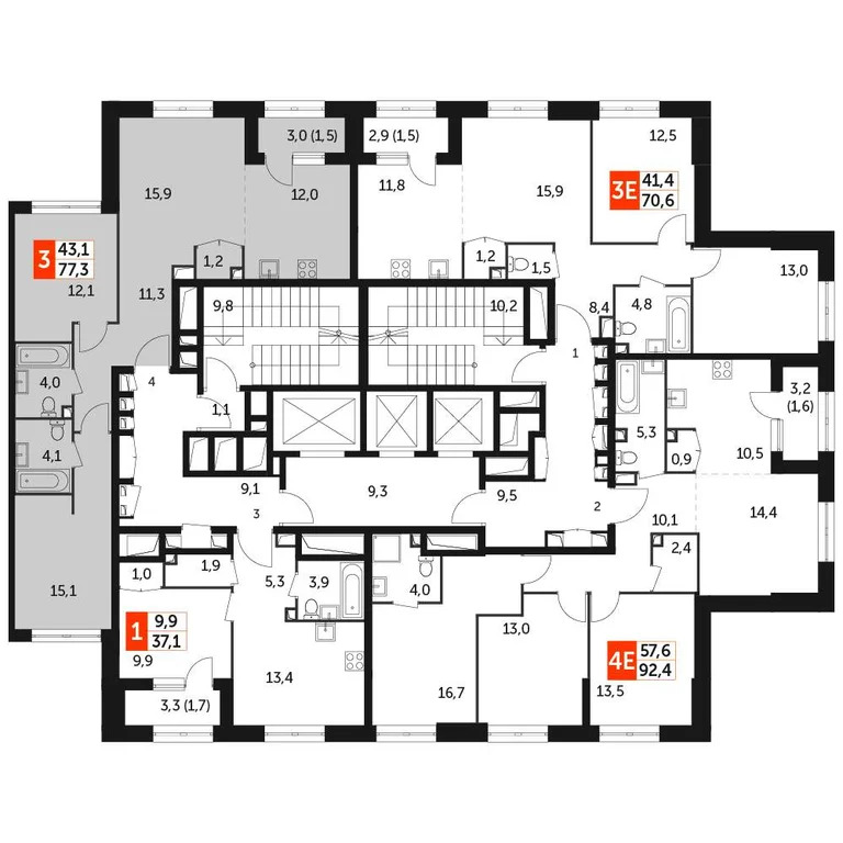 Продам 3-комн. квартиру 77.3 кв.м. - Фото 4