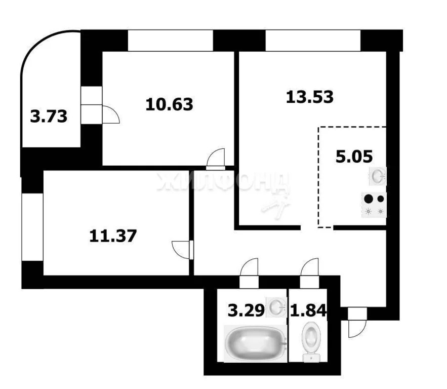 Продажа квартиры, Новолуговое, Новосибирский район, 3-й квартал - Фото 17