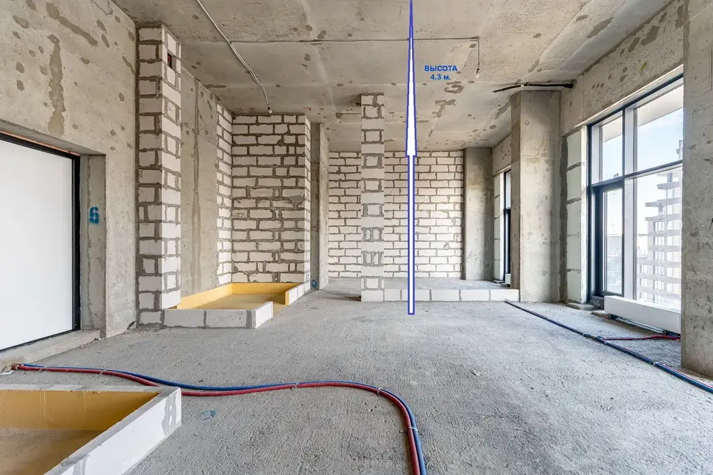 Высокие потолки-4,3м! Эксклюзив! - Фото 15