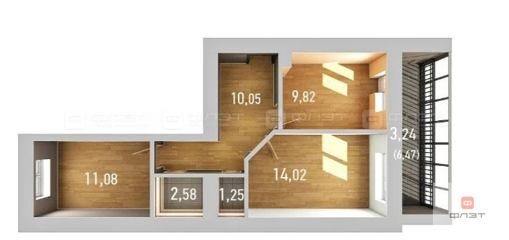 Продажа квартиры, Казань, проезд. Яраткан - Фото 20