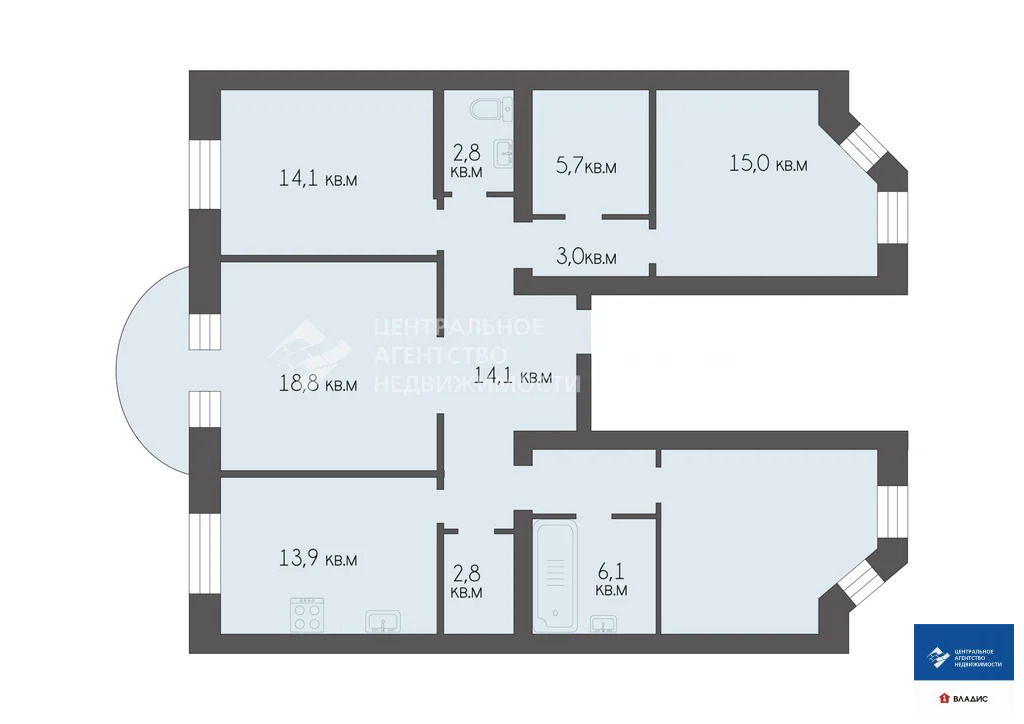 Продажа квартиры, Рязань, ул. Урицкого - Фото 23