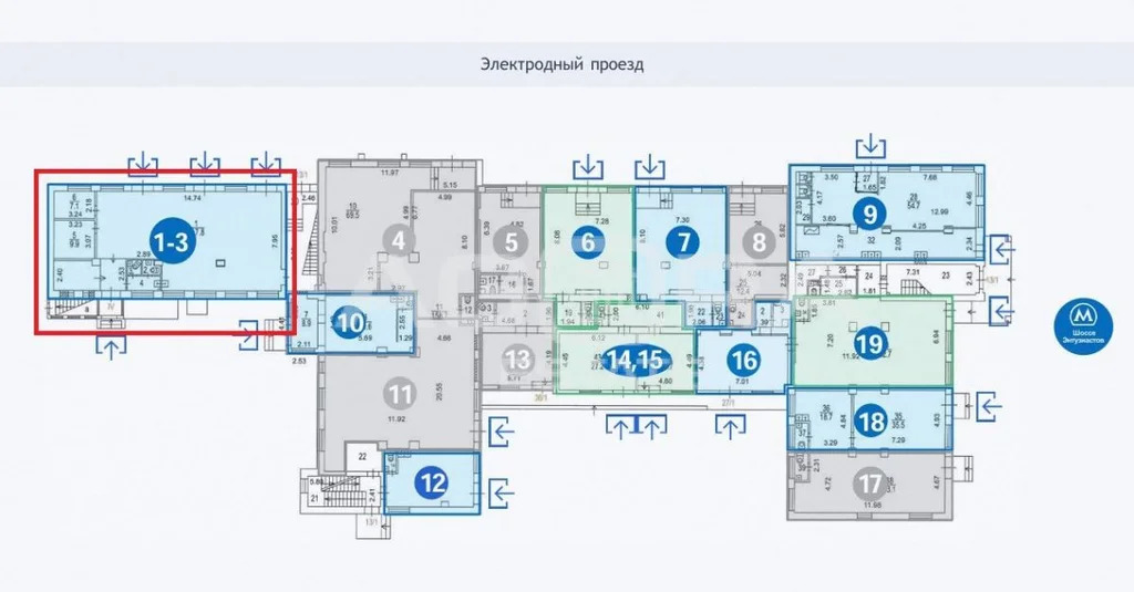 Продажа торгового помещения, м. Шоссе Энтузиастов, Электродный проезд - Фото 8