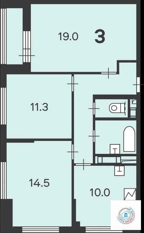 Продается квартира, 68 м - Фото 8