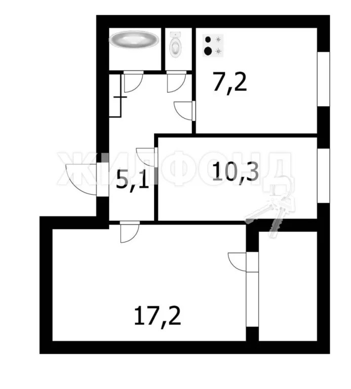 Продажа квартиры, Новосибирск, ул. Комсомольская - Фото 14