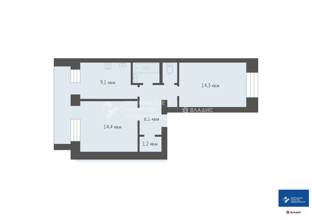 Продажа квартиры, Ахматово, Касимовский район, ул. Калинина - Фото 13