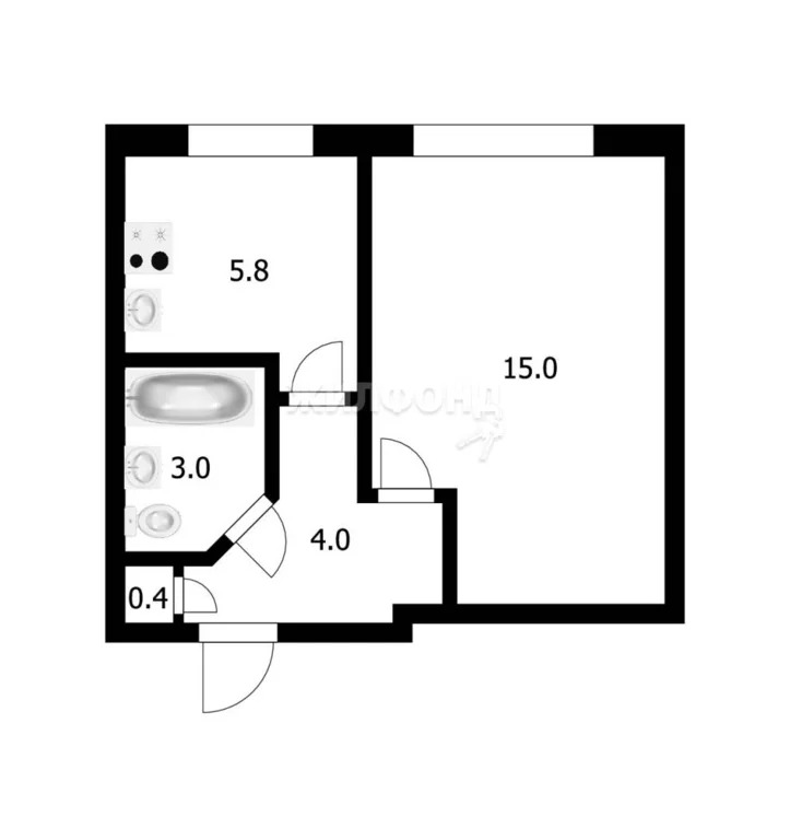 Продажа квартиры, Криводановка, Новосибирский район, ул. Садовая - Фото 7