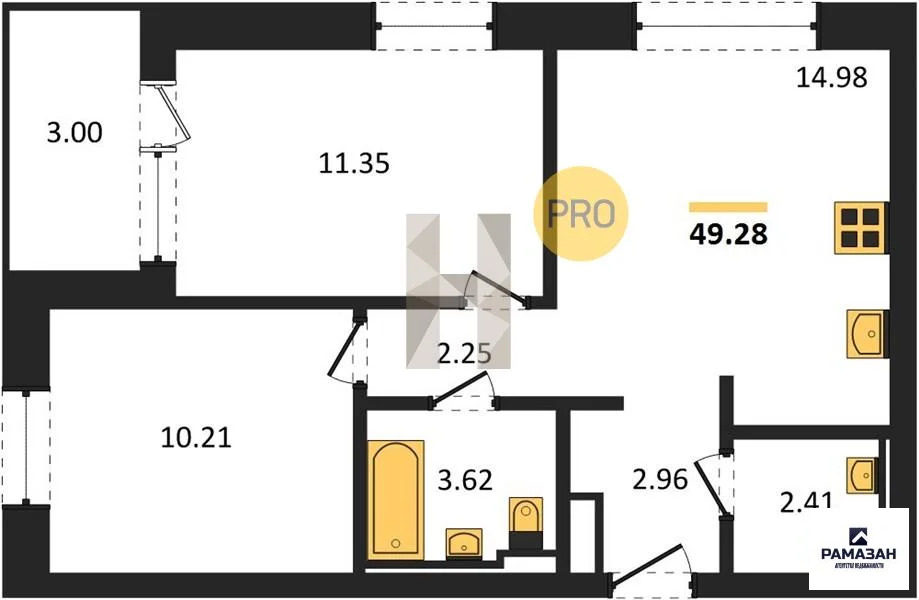 Продажа квартиры в новостройке, Казань, м. Козья слобода, ул. ... - Фото 1